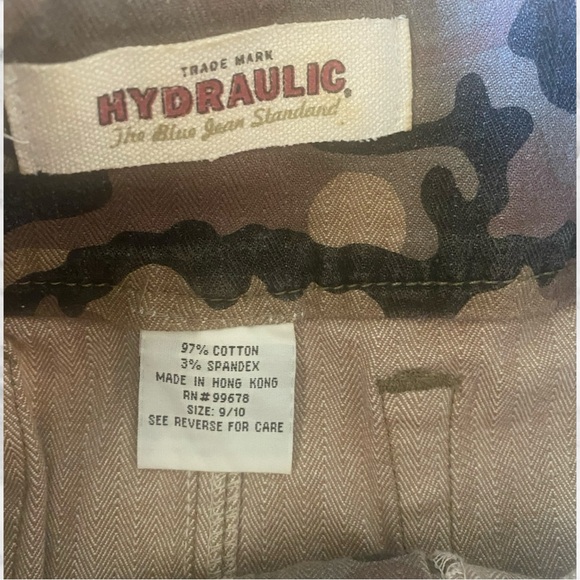 Vintage Y2K Skirt Hydraulic Camo Mini Skirt, Size 9/10 – theme party army girl - Picture 8 of 15